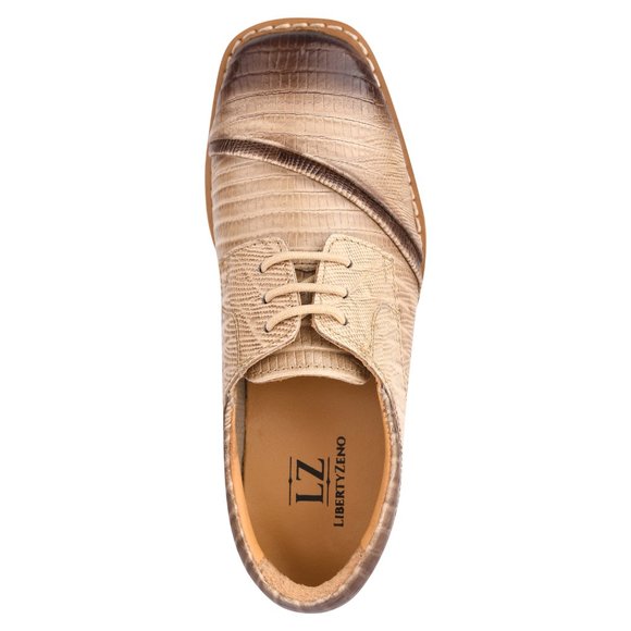 Trevor Leather Oxford Style Boys Dress Shoes - Picture 5 of 7